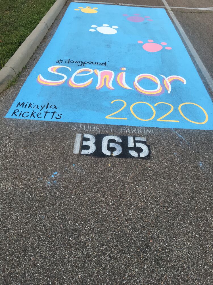 parking lot spaces