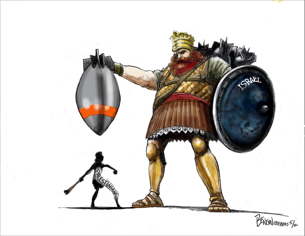 Week in cartoons: Masks off, Middle East violence and more