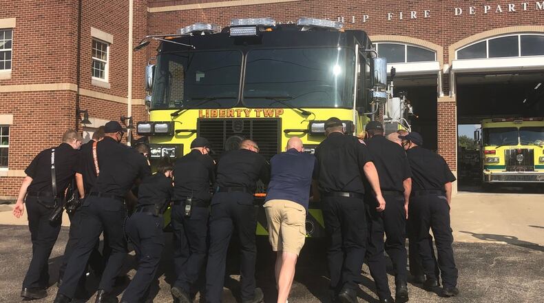 After a Liberty Twp. Fire Department ladder truck was hit on Interstate 75 the township finally has a replacement. The truck cost $1.3 million and insurance covered $1.28 million.