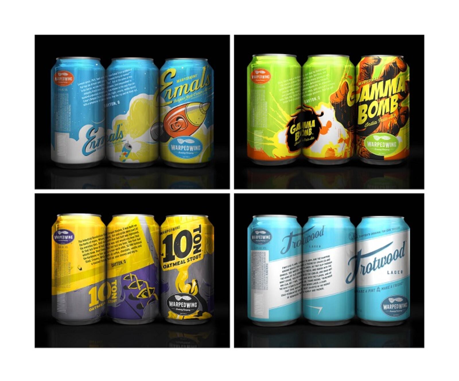 Warped Wing will replace its 16-ounce cans with 12-ounce cans starting next week. SUBMITTED