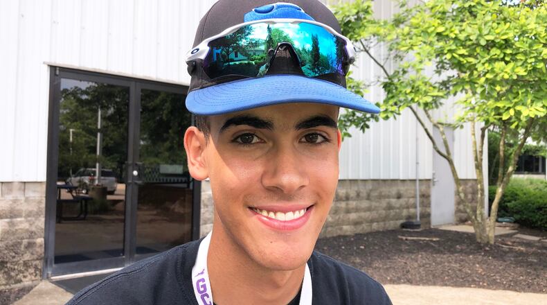 Cincinnati Christian junior outfielder Winston Spencer