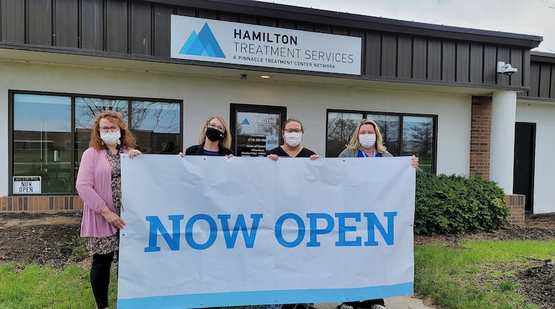 Pinnacle Treatment Center has opened as a new facility to help treat those with opioid addiction on Bilstein Blvd. in Hamilton. NICK GRAHAM / STAFF