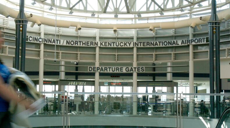 The Cincinnati/Northern Kentucky International Airport's average airfare in the second quarter of 2022 was $383. Despite increasing prices, experts say holiday travel will still be busy this year. FILE PHOTO