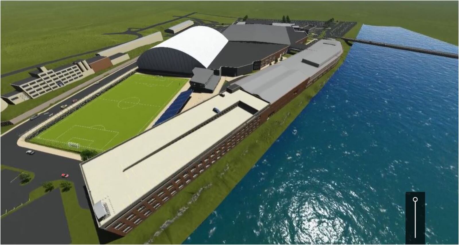 Here's an overhead view of what Spooky Nook Sports Champion Mill may look like. More recent images have not yet been released. PROVIDED
