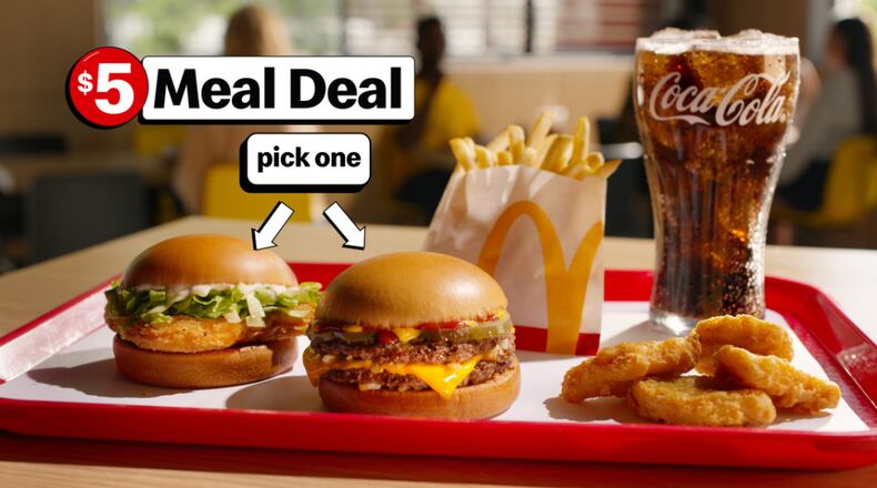 McDonald's is launching a $5 Meal Deal on June 25, 2024. CONTRIBUTED