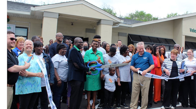 A ribbon cutting was held Thursday for the relocation and expansion of Vebcom Healthcare Services to its new facility into the former AME Methodist Church, 7181 Dixie Hwy. in Fairfield. Credit: Sue Kiesewetter