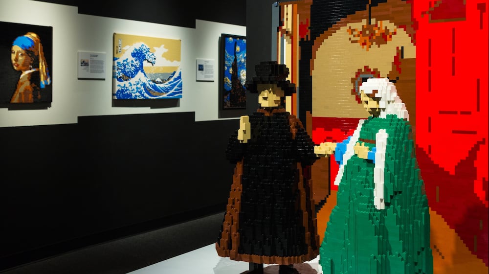 Artist Nathan Sawaya used more than a million bricks for the exhibition, creating over 100 works of art. Photo credit: Art of The Brick/Exhibition Hub/Fever