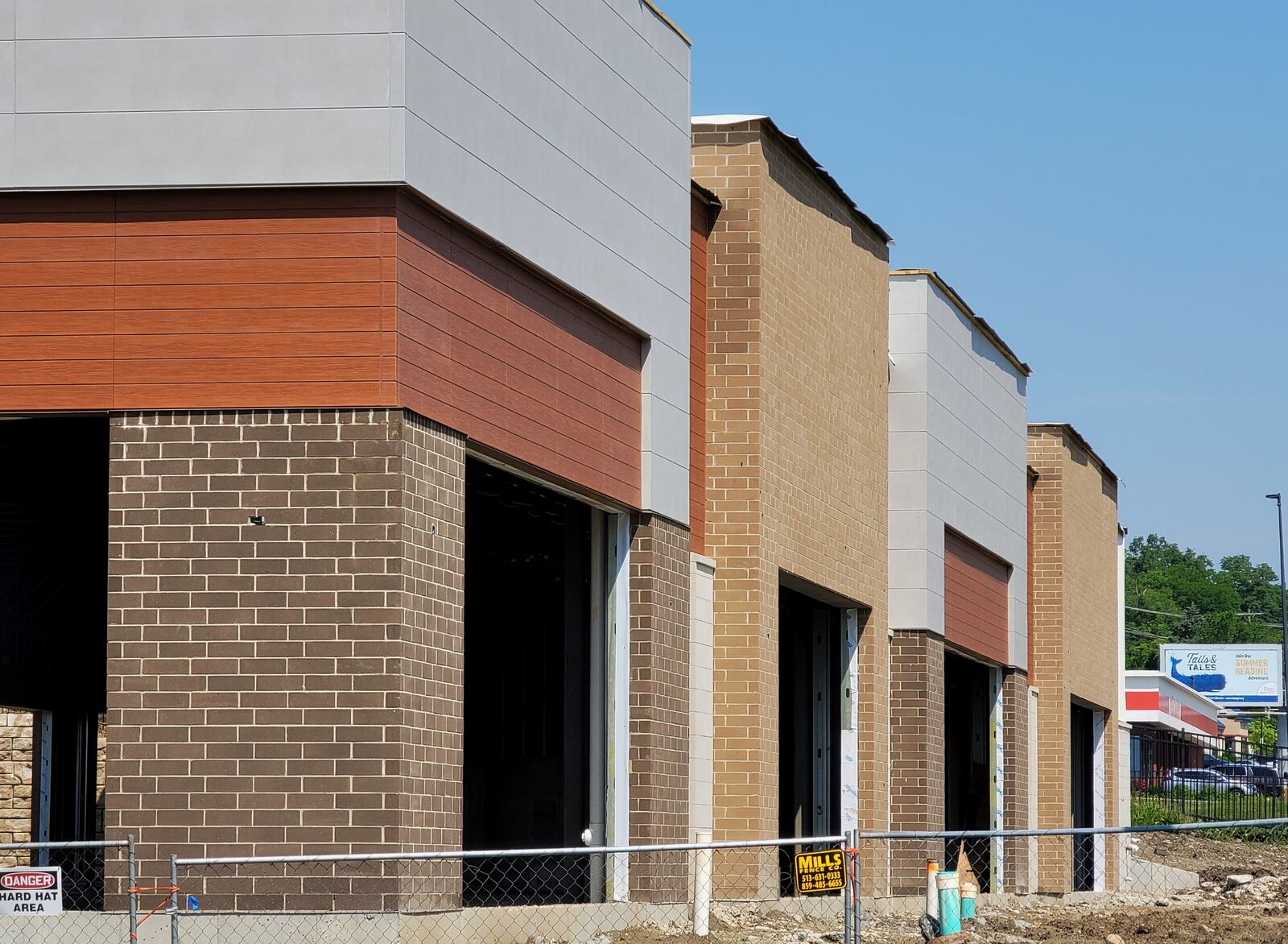 A shopping area where an orthodontist practice will be the owner and first tenant is coming along on Main Street in Hamilton. NICK GRAHAM/STAFF