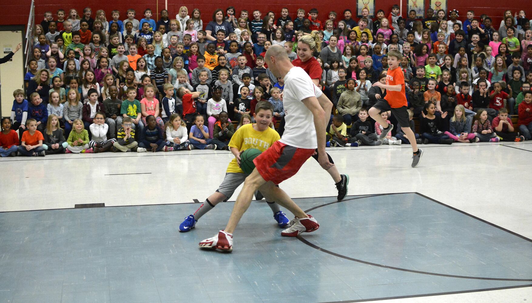 Students vs. Staff basketball