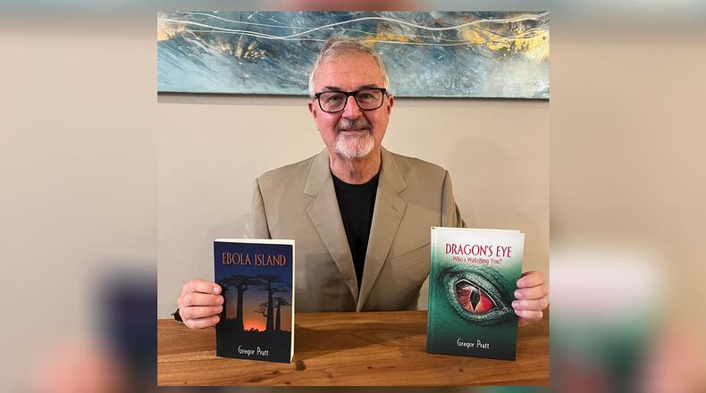Retired Middletown attorney Greg Pratt, know to readers as “Gregor Pratt,” recently released a second novel called “Dragon’s Eye” and is preparing to start on a third in the series. They are thrillers centering around two lawyers as the hero and heroine. CONTRIBUTED