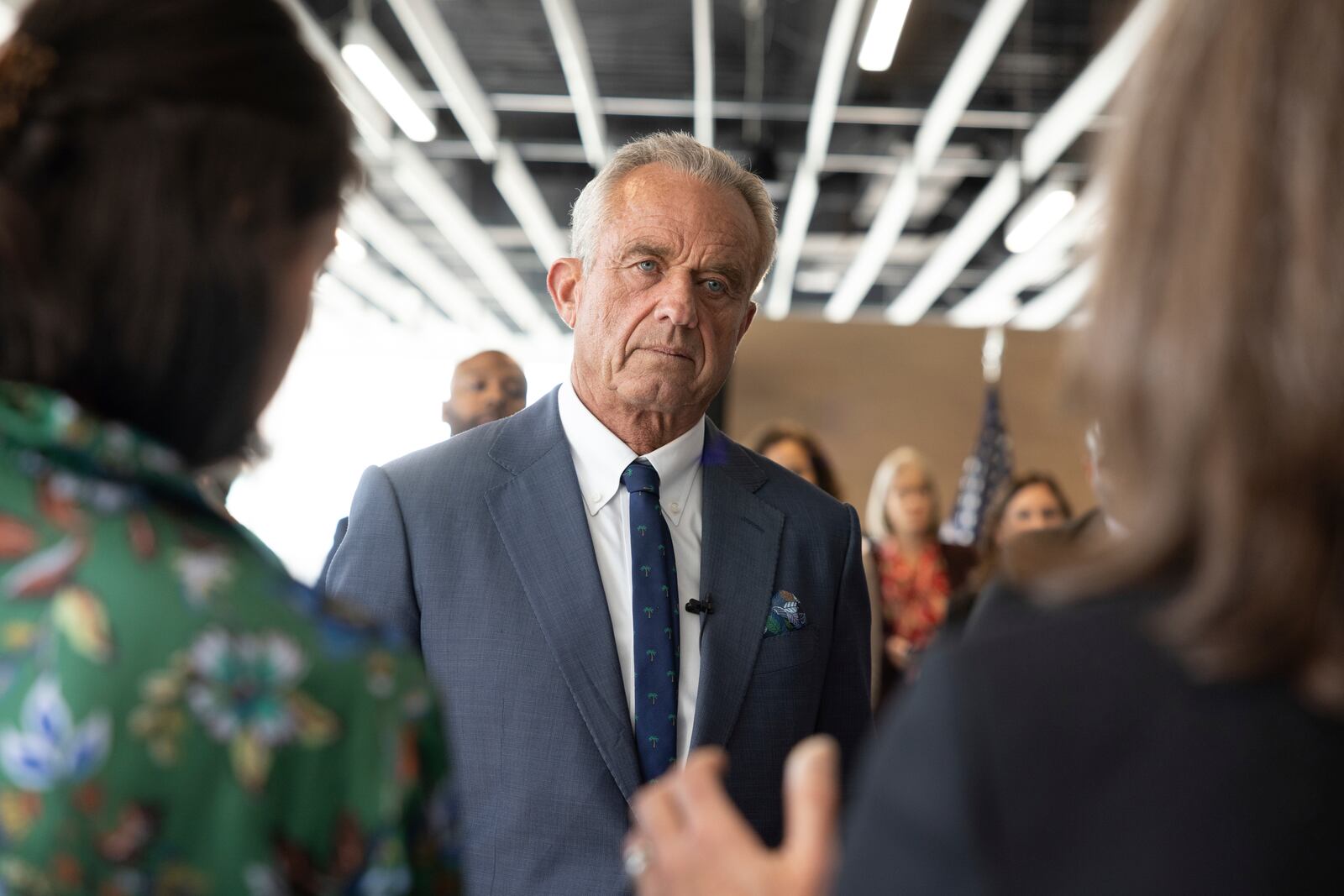 Health Secretary Robert F. Kennedy Jr. visits University of Utah to discuss Utah's new fluoride ban and food additives legislation, Monday, April 7, 2025, in Salt Lake City. (AP Photo/Melissa Majchrzak)