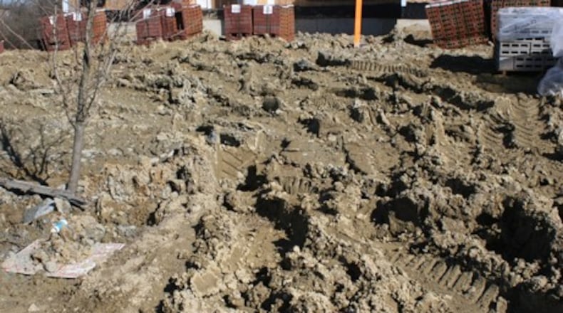 Typical soil after construction, add organic matter over time to improve the structure. CONTRIBUTED