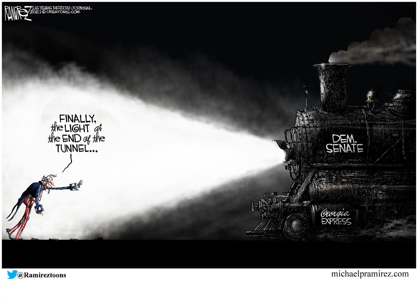 Week in cartoons: Georgia election, Capitol riots and more