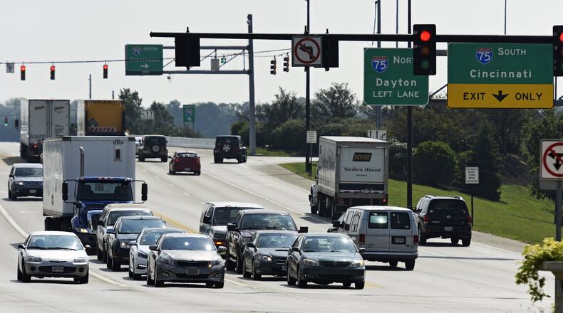 West Chester Twp. trustees approved funding for an additional study of interchange designs for Union Centre Boulevard/Interstate 75. STAFF FILE PHOTO