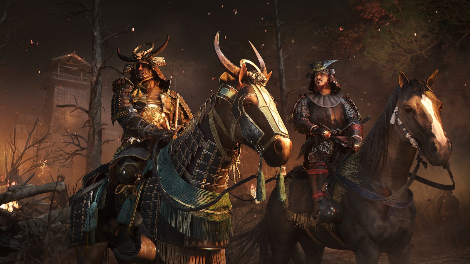 This image provided by Ubisoft shows a scene from the new Assassin's Creed Shadows video game. (Ubisoft via AP)