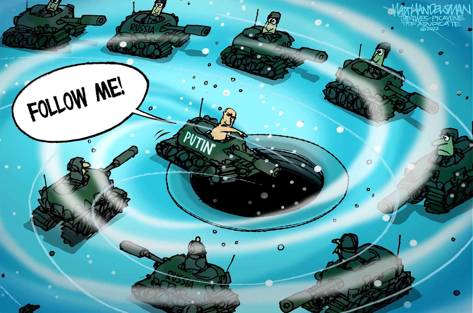 WEEK IN CARTOONS: Ukraine, Putin, baseball lockout and more