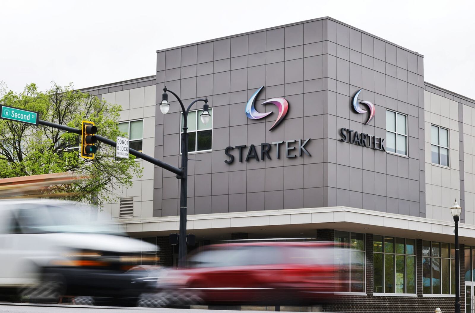 Startek, a Colorado-based company that provides business process outsourcing services, has vacated its floor at 170 High St., but has a lease through August 2023. The building, pictured on April 25, 2022, is owned by the Core Fund and expects Startek to sublet the space. NICK GRAHAM/STAFF.