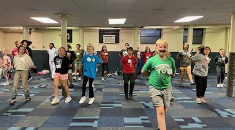 Youth in Encore Community Theatre's "Little Mermaid Jr." are seen rehearsing for the show that will be on stage Oct. 27-28, 2023. CONTRIBUTED