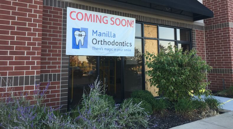 Manilla Orthodontics is scheduled to open a new location Nov. 21 at 6752 Cincinnati-Dayton Road, Liberty Twp. inside The Commons at Liberty Falls.