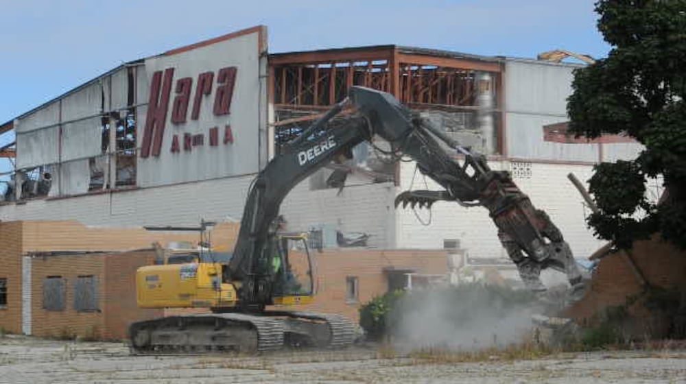 Hara Arena coming down