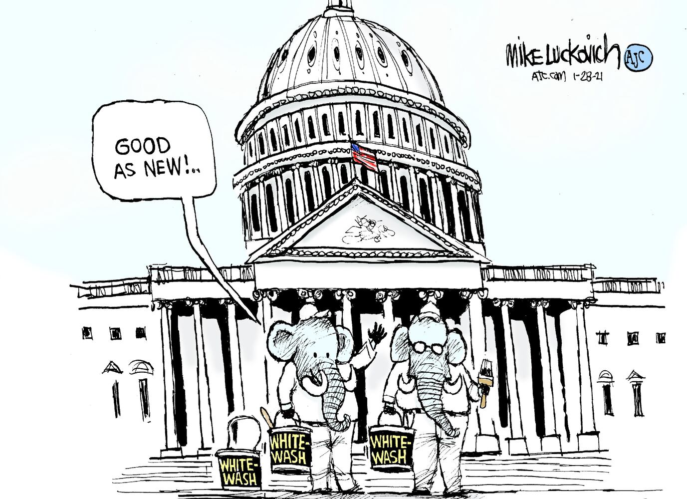 Week in cartoons: Executive orders, unity and more