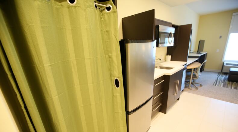 A new Home2Suites by Hilton like this one in Liberty Twp is being constructed in Troy. GREG LYNCH / STAFF