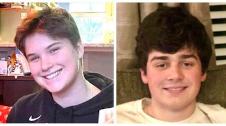 Missing and now found were 17-year-old Amir Ghohestani – a junior at Mason High School – and 16-year old Audrey Renaud – a sophomore at the high school.