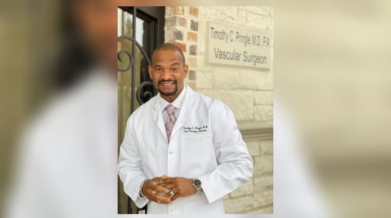 Dr. Timothy Pringle, a 1986 Monroe High School graduate, was named one of the Best Doctors in Collin (Texas) County by the editors of D Magazine. SUBMITTED PHOTO.