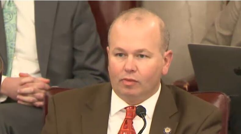 Senator Andrew Brenner, chair of the primary and secondary education committee. Courtesy of the Ohio Channel.