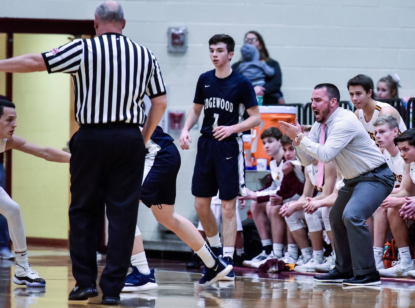 Ross vs Edgewood basketball