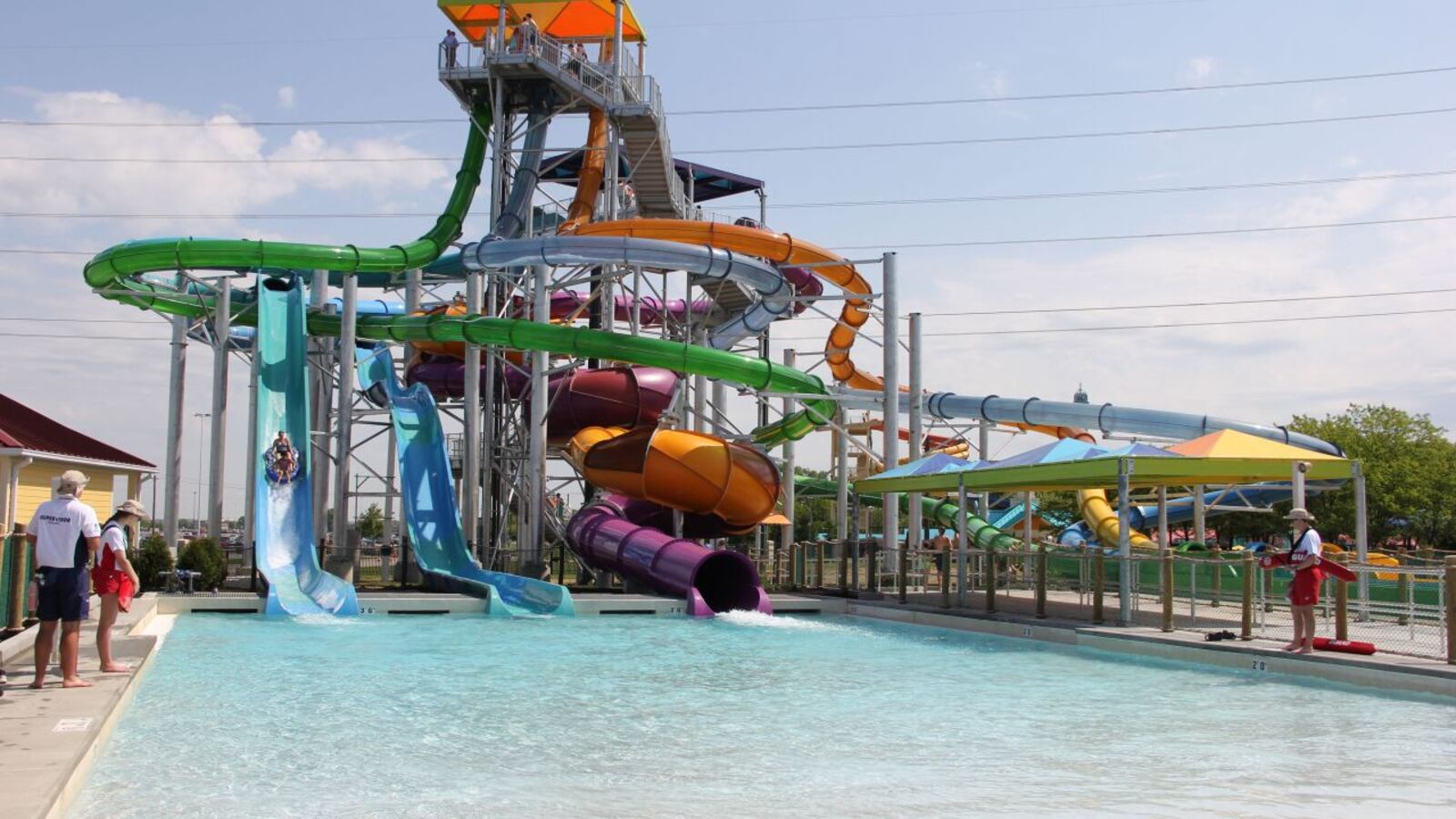 Kings Island Soak City Water Park participated in the World's Largest Swim Lesson on Thursday, June 23. CONTRIBUTED/KI