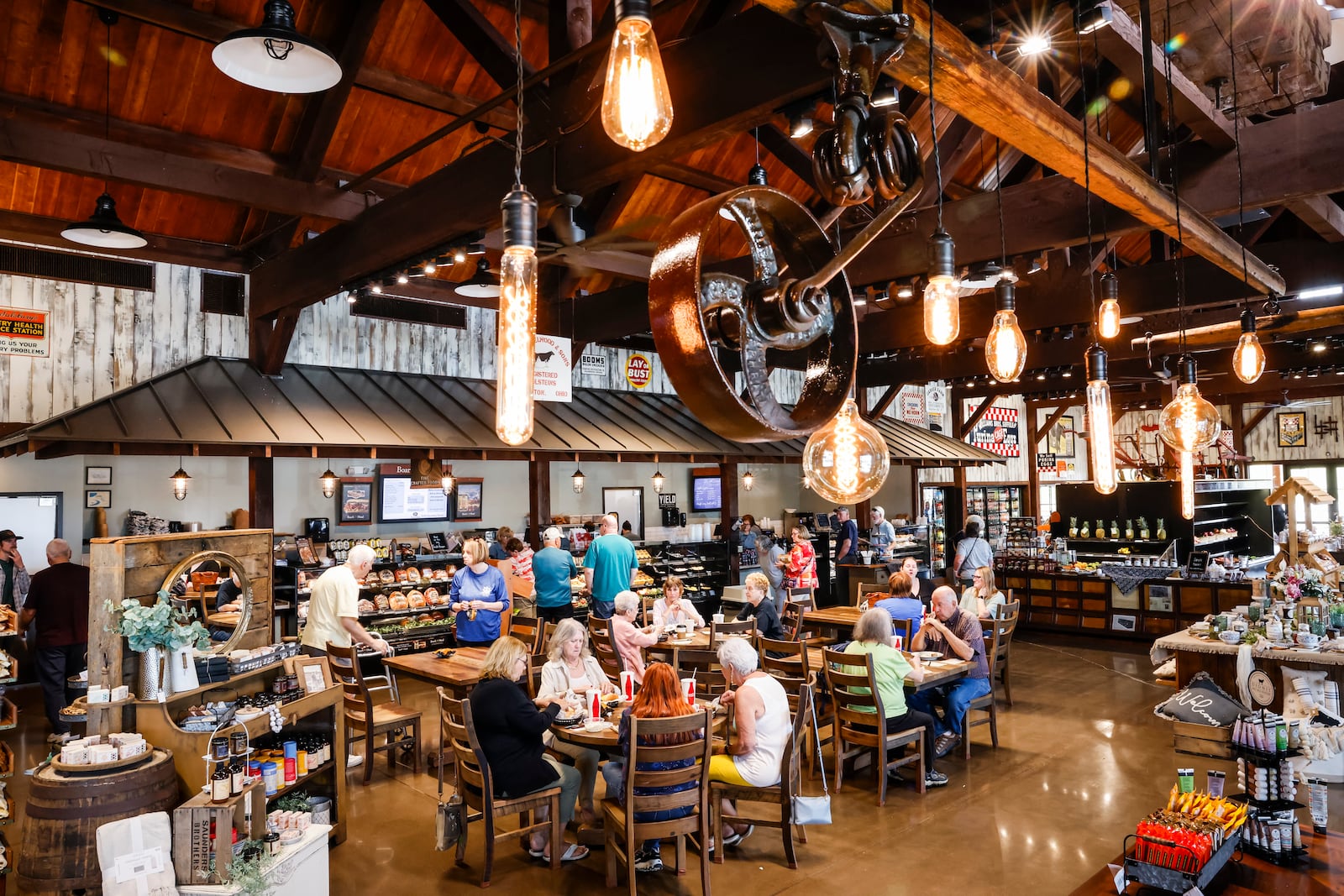 Garver Family Farm Market on Ohio 63 in Lemon Twp. features a deli with a wide variety of food options for dine-in and carry out, a wine bar, produce items, coffee shop, gift shop items and more. NICK GRAHAM/STAFF