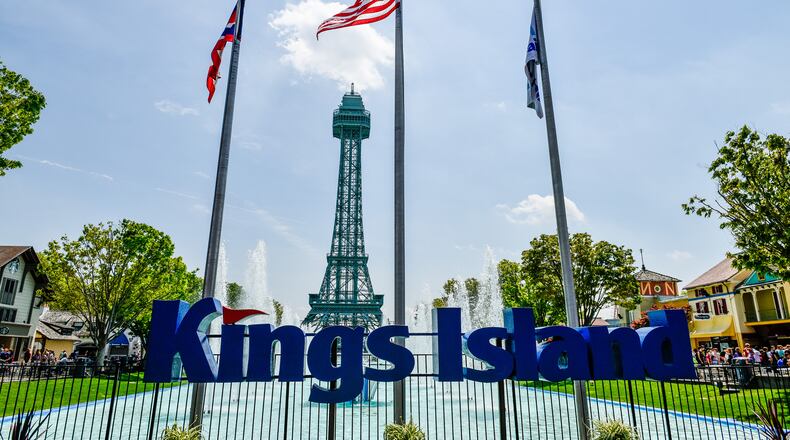Kings Island will celebrate its 50th anniversary April 29 with a daylong birthday party and then launch a summer-long celebration in May. NICK GRAHAM/STAFF