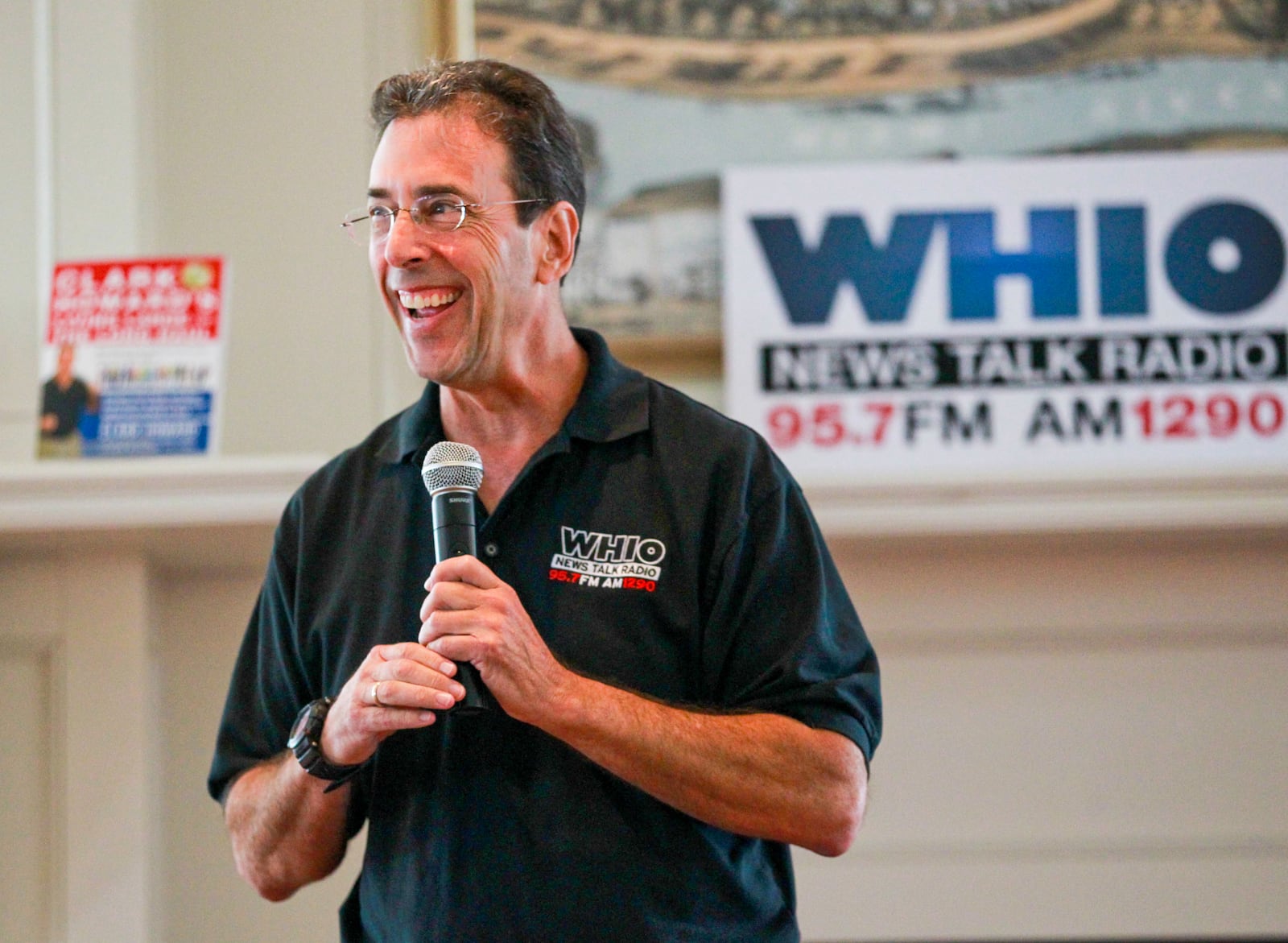 Clark Howard talks to his audience at Books & Co. at The Greene in a 2013 file photo. JIM WITMER / STAFF