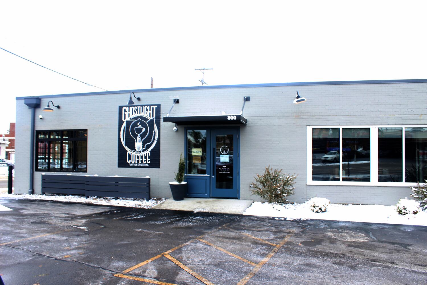 PHOTO:  look inside of the new Ghostlight Coffee shop location next to Old Scratch Pizza