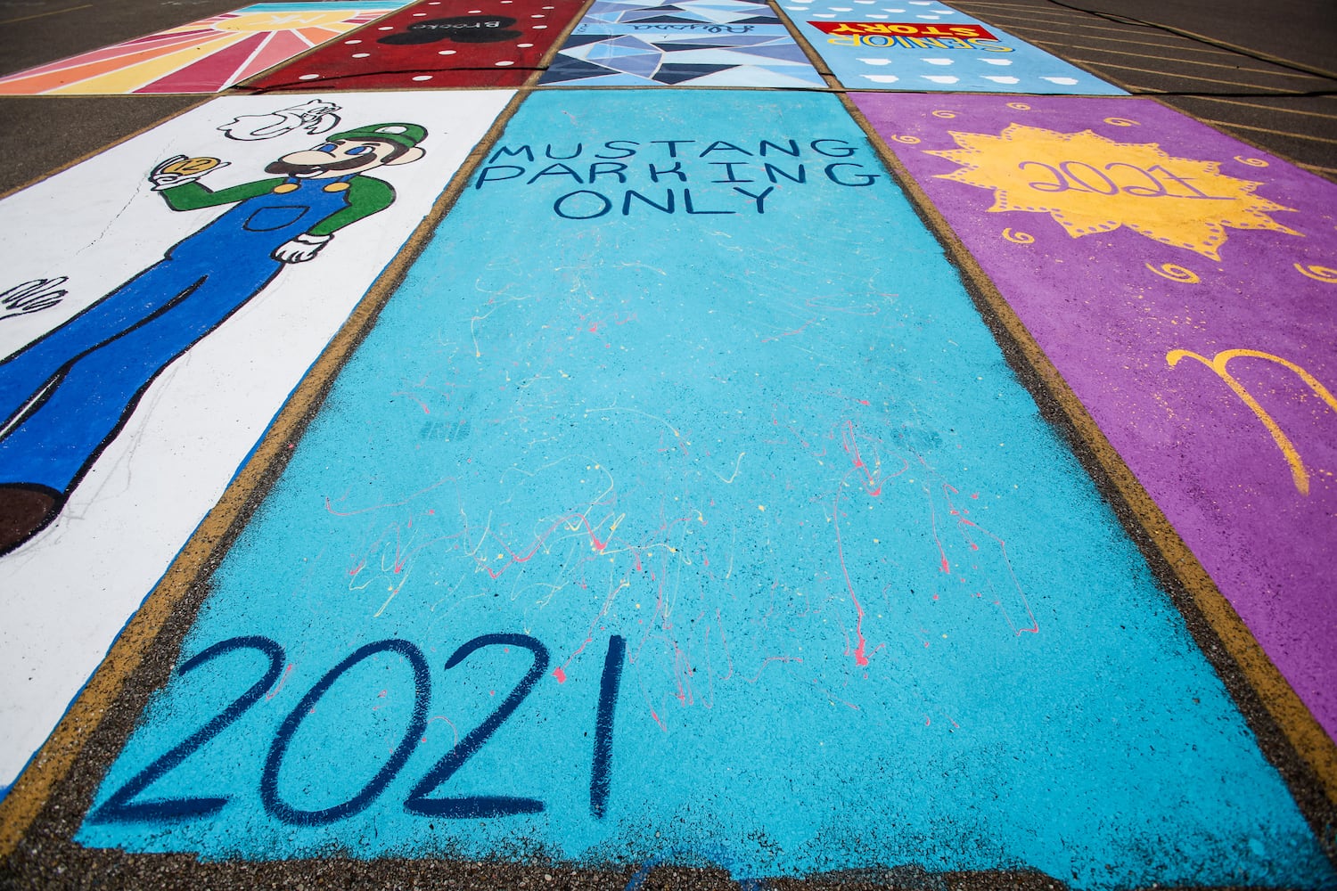 081220 Lakota East parking spot painting