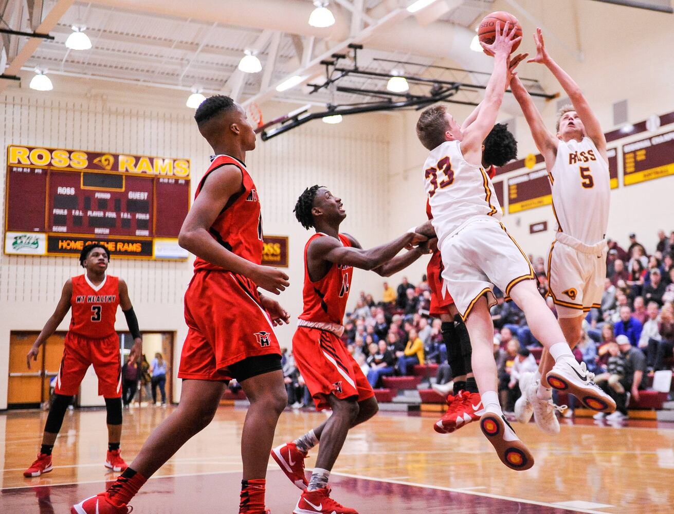 Ross vs Mt. Healthy basketball
