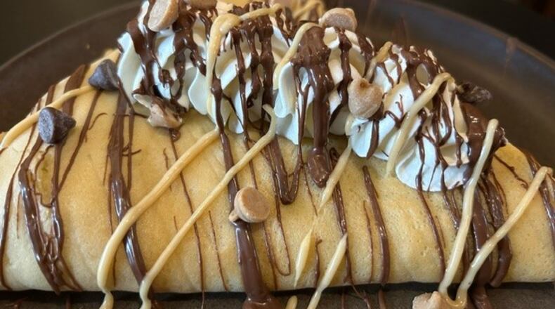 This scotcheroo crepe at Cracked Pot, 2024 Central Ave., will be one of the 15 desserts offered in area businesses during Middletown's first Dessert Week, Feb. 10-17. SUBMITTED PHOTO
