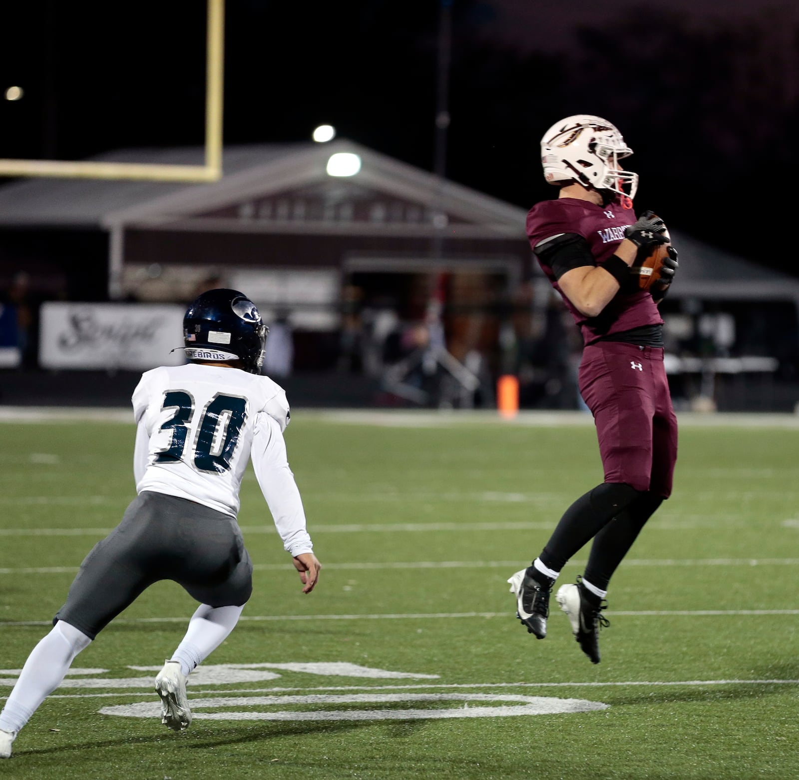 Lebanon defeats Fairmont 22-21 in an OHSAA Division I first-round playoff game, Fri., Oct. 31, 2025. in Lebanon. STEVEN WRIGHT / STAFF