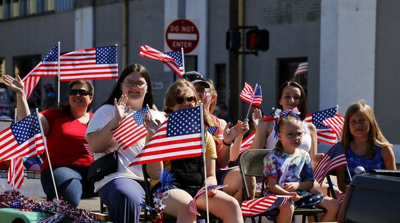 Middletown held their Fourth of July parade Monday, July 4, 2022 with parade route running from Smith Park to Woodside Cemetery. NICK GRAHAM/STAFF