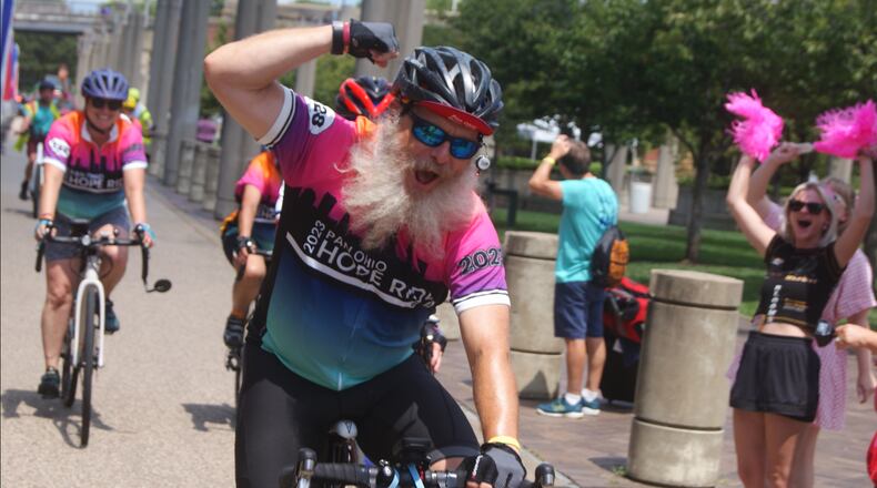 The Pan Ohio Hope rides, created by the American Cancer Society, will take 300 rider from Cleveland to Cincinnati July 25-28. Contributed