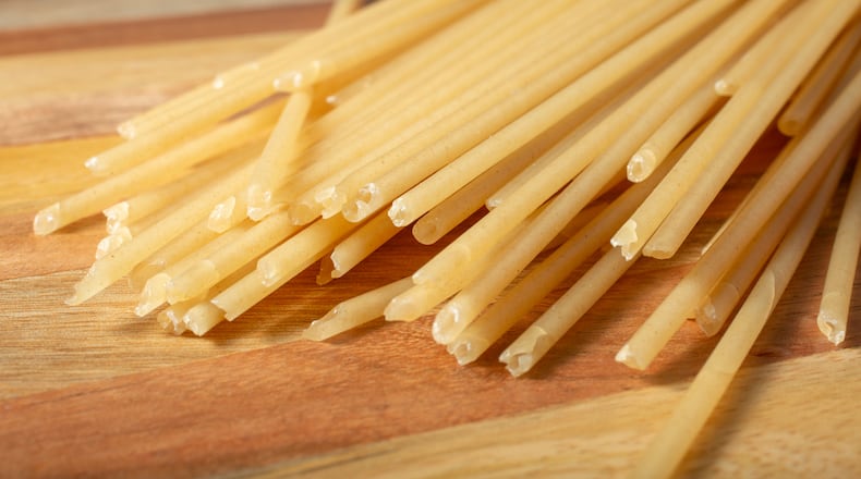 You can't go wrong with a simple. light pasta dish on New Year's Eve, says food columnist Whitney Kling. ISTOCK
