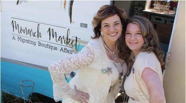 Marcie Brow and Ashley Smith will bring Monarch Market, a two-day upscale, boutique shopping experience, to Hamilton in September. The event will allow shoppers peruse boutique clothing and accessories, vintage, boho chic, rustic farmhouse, gifts, furniture, decor, repurposed goods and handcrafted, one-of-a-kind finds.