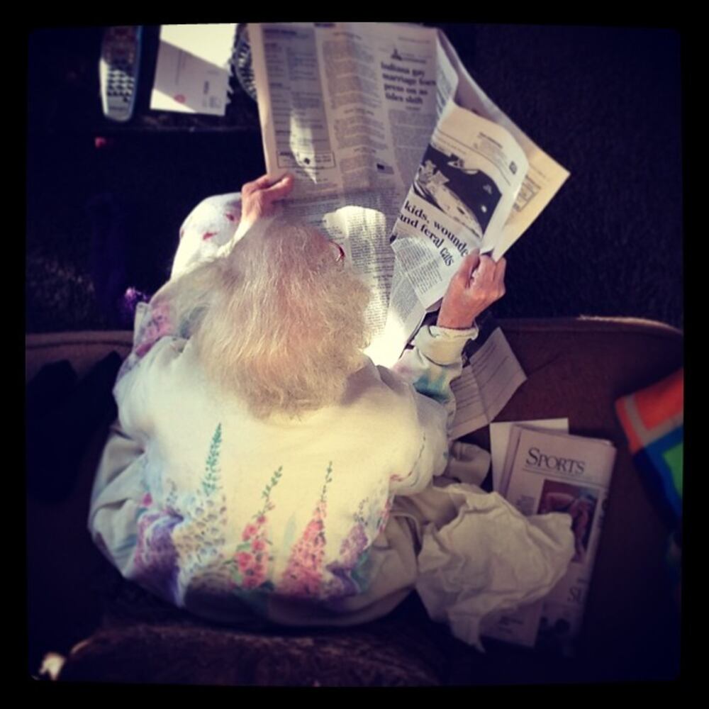 Sorry there hasn't been a post since Friday. Grandma wasn't feeling the greatest, and she's been sleeping a lot.