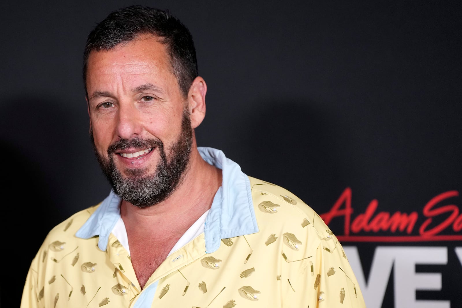 FILE - Adam Sandler attends the "Adam Sandler: Love You" premiere at The Plaza on Aug. 20, 2024, in New York. (Photo by Charles Sykes/Invision/AP, File)