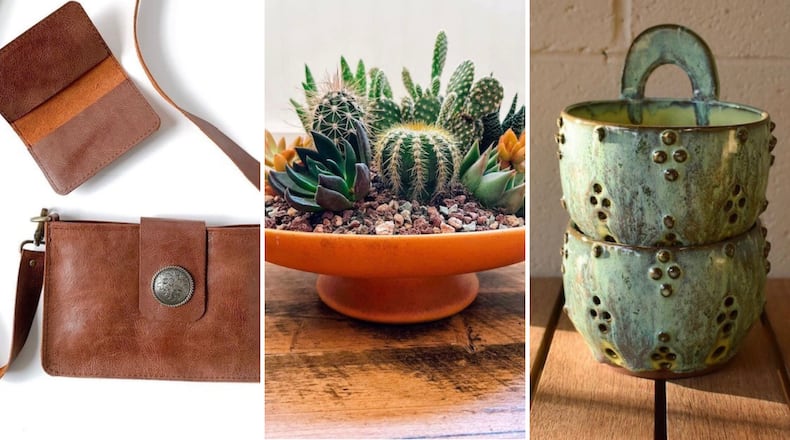 The Deerfield Holiday Market will feature artists, ceramicists, jewelry makers, photographers, woodworkers, cookie bakers, leather designers, glass artisans, a guitar maker and others at the Manor House in Mason. CONTRIBUTED