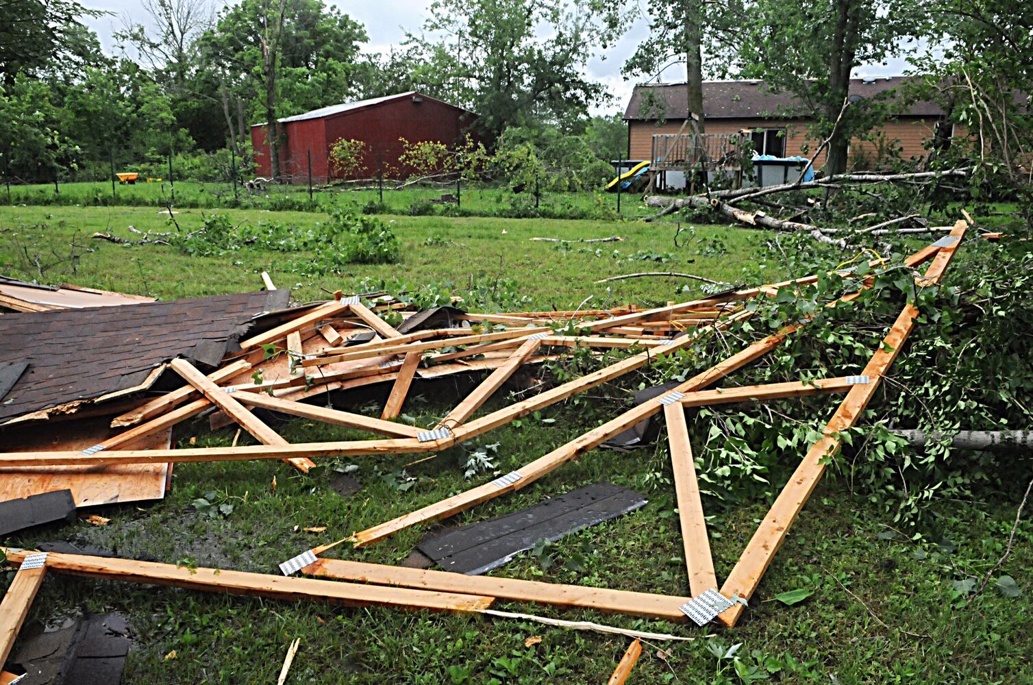 PHOTOS: Aftermath of destructive storms, tornadoes this morning