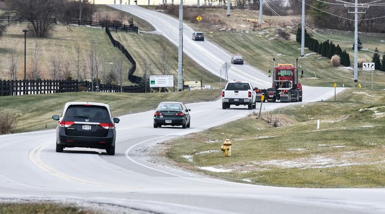 The $7 million widening project for Ohio 747 has been delayed due to utility relocation issues. This is the section between Millikin Road and Princeton Road. The project was slated to start in the fall but it will not start until next year. NICK GRAHAM/STAFF