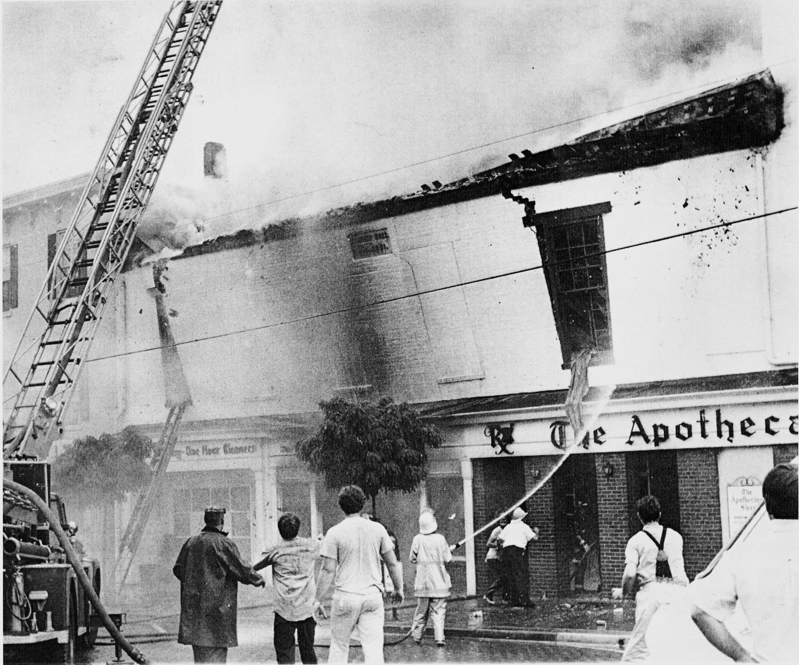 On Aug. 9, 1971, a fire at Oxford's Masonic Lodge killed Hamilton Fire Department Deputy Chief Stanley Meyer when the facade of the building collapsed.