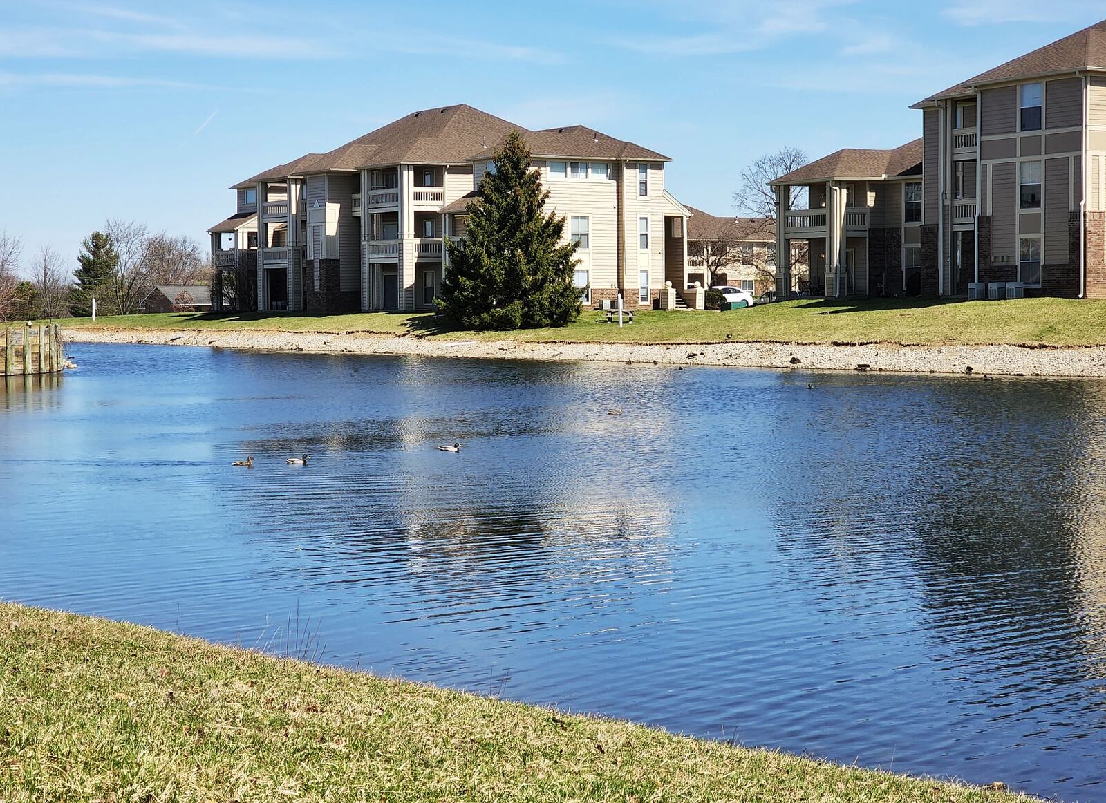 Alexander Enslen, who had been missing since Jan. 31, was found dead Saturday in a pond near Fountains Blvd. in West Chester Twp. Nick Graham/STAFF
